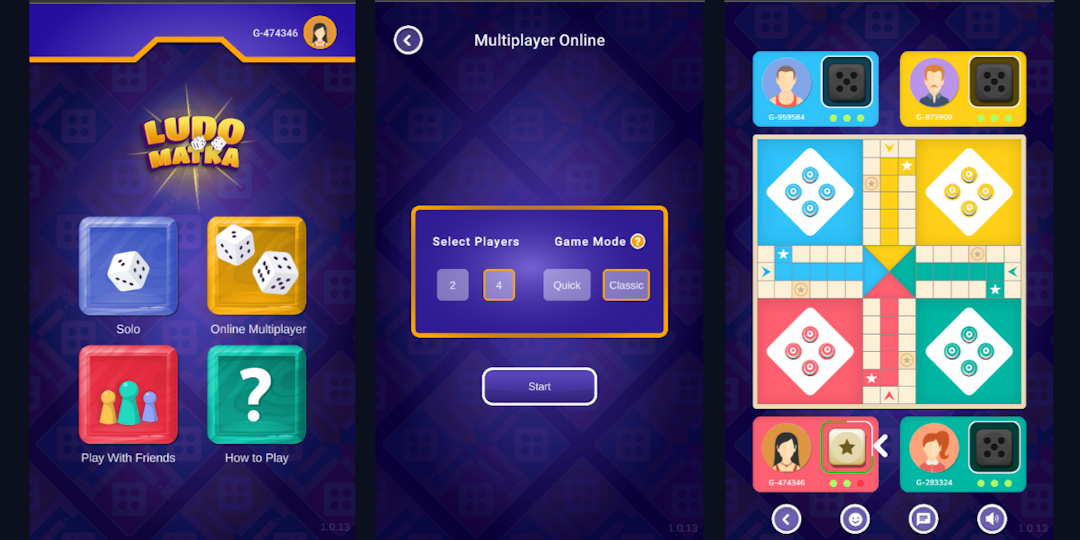 Multiplayer ludo game online