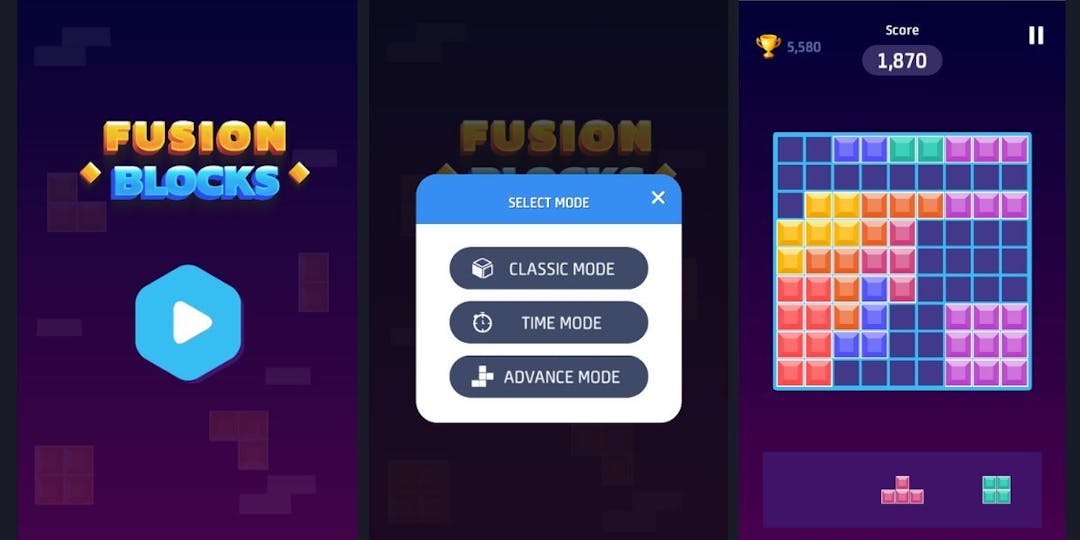 Fusion Blocks: Tetris Game Online